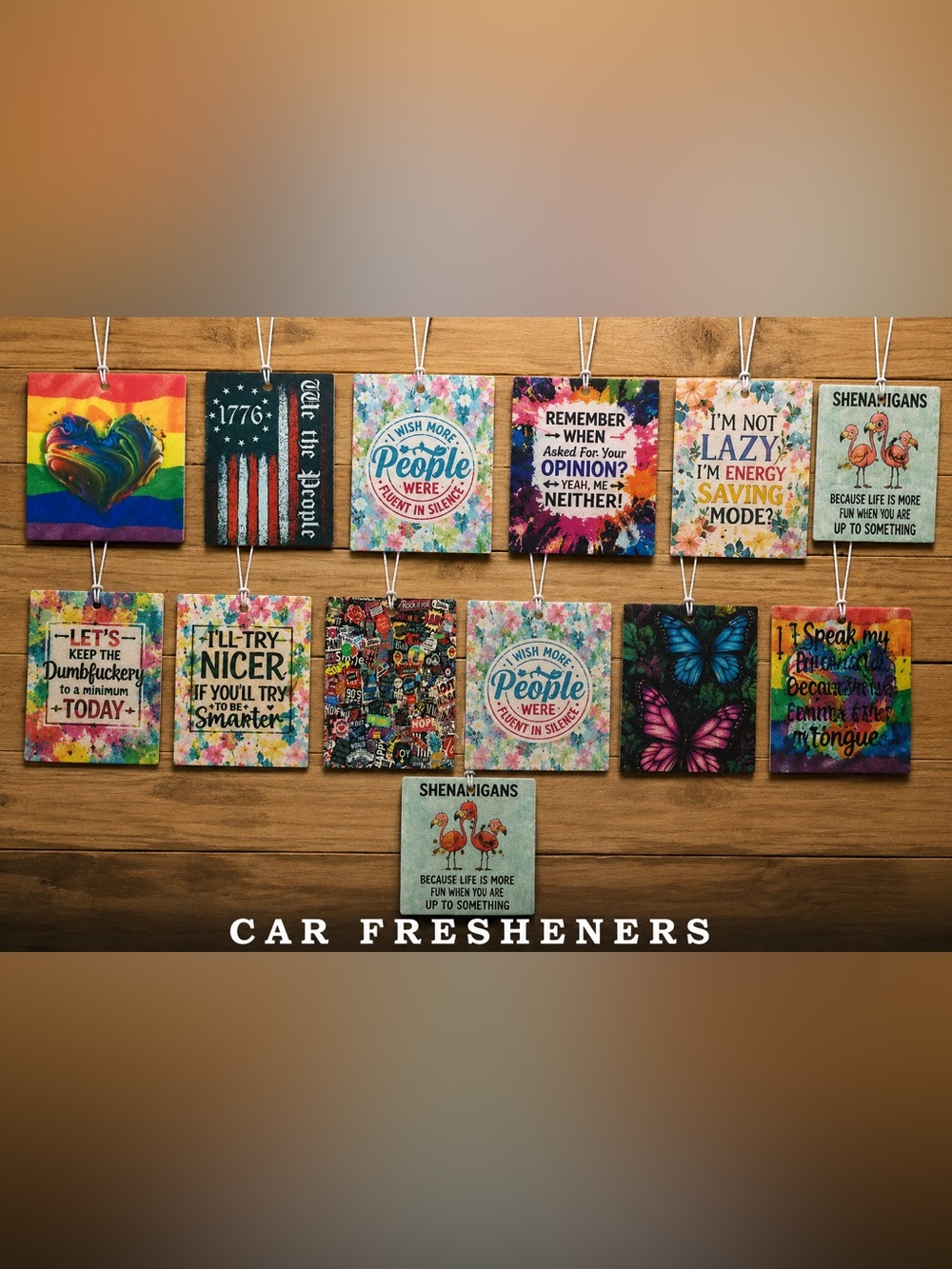 Handmade Funny & Aesthetic Car Fresheners